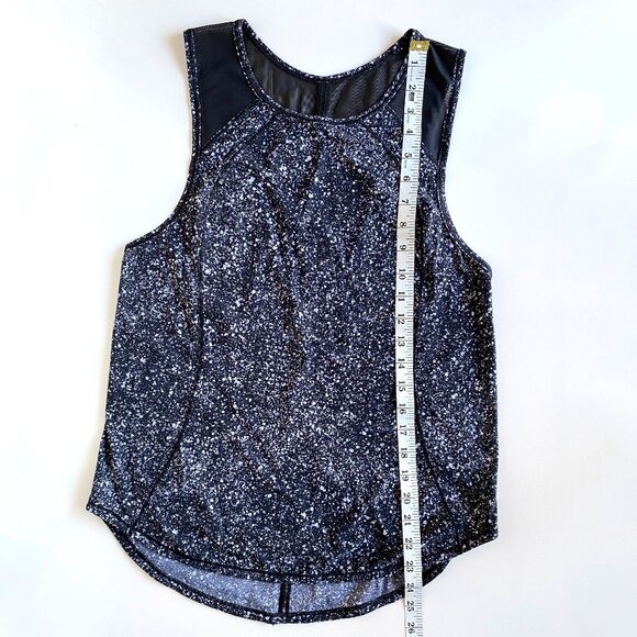 Lululemon Shirt Patterned Sculpt Tank II Mesh Athletic - Picture 3 of 5